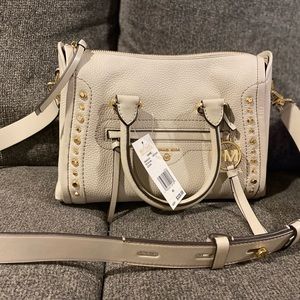 NWT Michael Kors Carine studded satchel